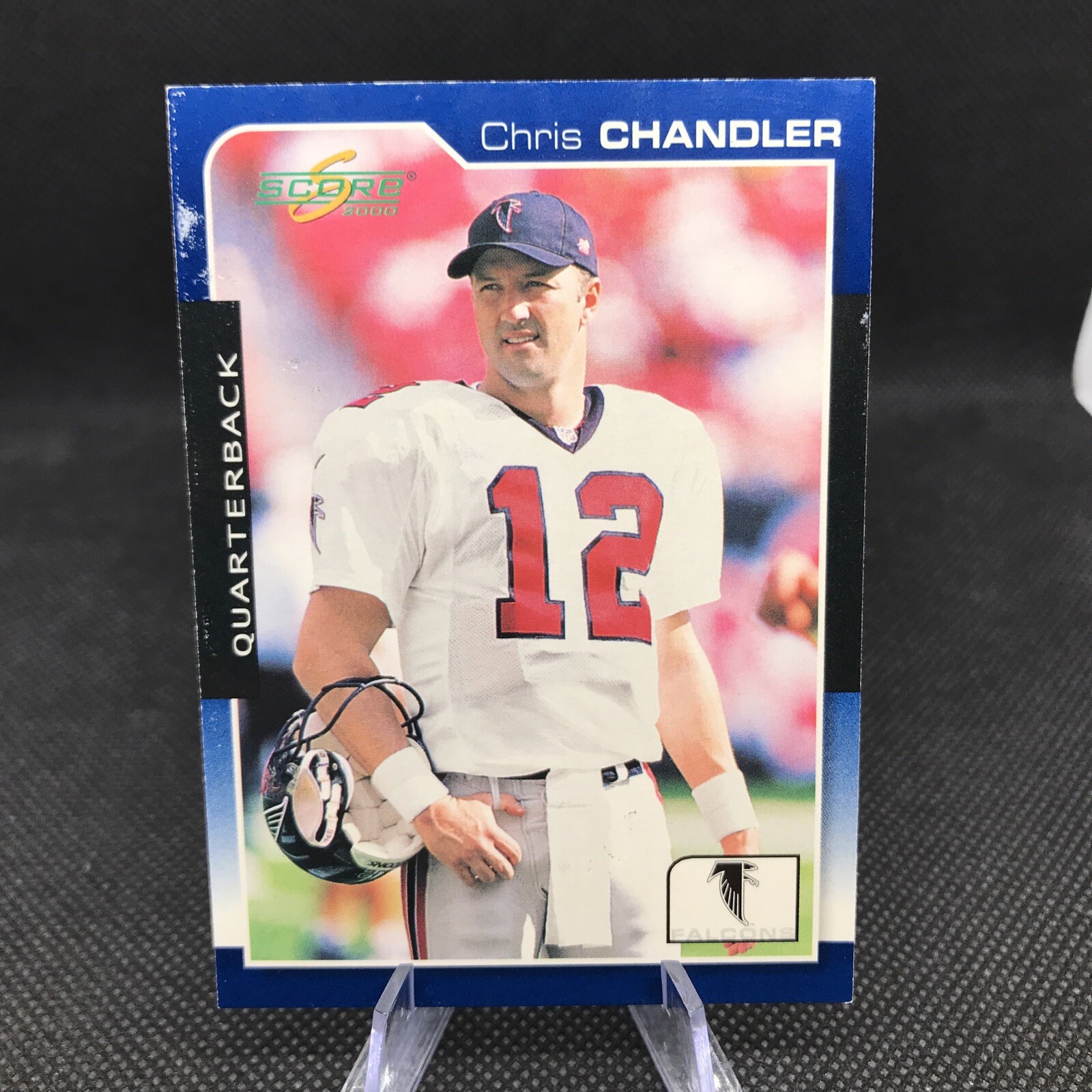 Chris Chandler 2000 Score #7 football card atlanta falcons