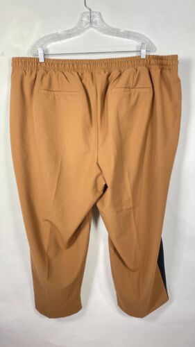 Pantalones informales Lane Bryant para mujer esmoquin chino a rayas talla grande 26 plus. - Imagen 6 de 8