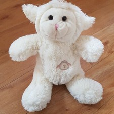Cuddles Collection Lamb Sheep Soft Toy Plush White Cream Farm Animal
