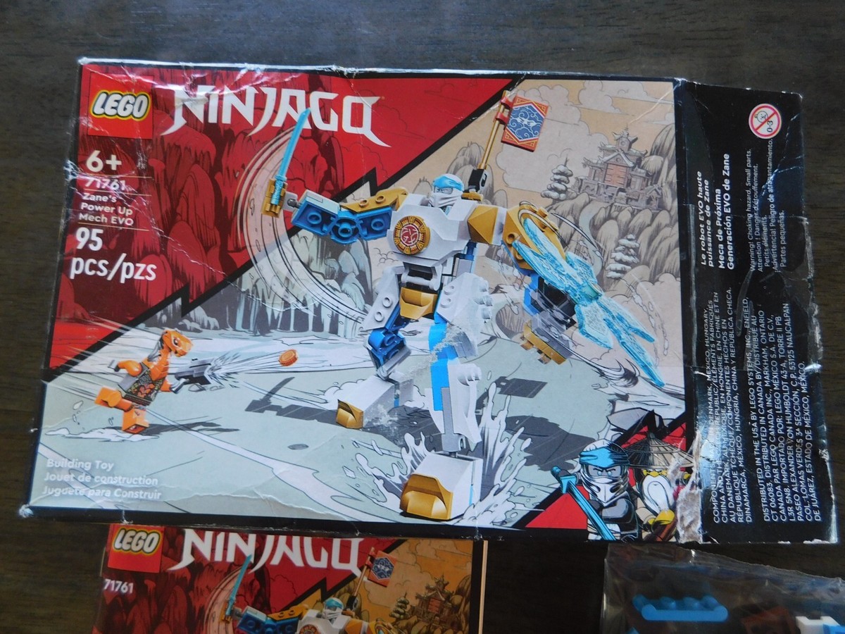 LEGO Ninjago Set 71761 Zane's Power Up Mech EVO 95 Pieces