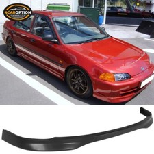 Fits 92-95 Honda Civic Sedan Front Bumper Lip Spoiler Splitter Pp