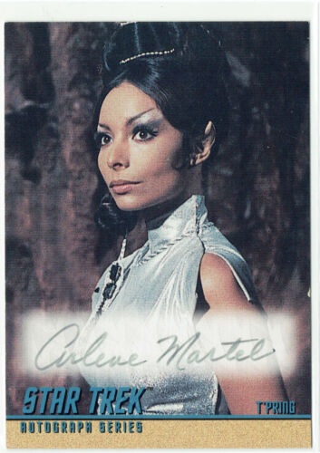 Star Trek The Original Series Season 2 Autograph Card A38 Tasha Martel T'Pring - Picture 1 of 2