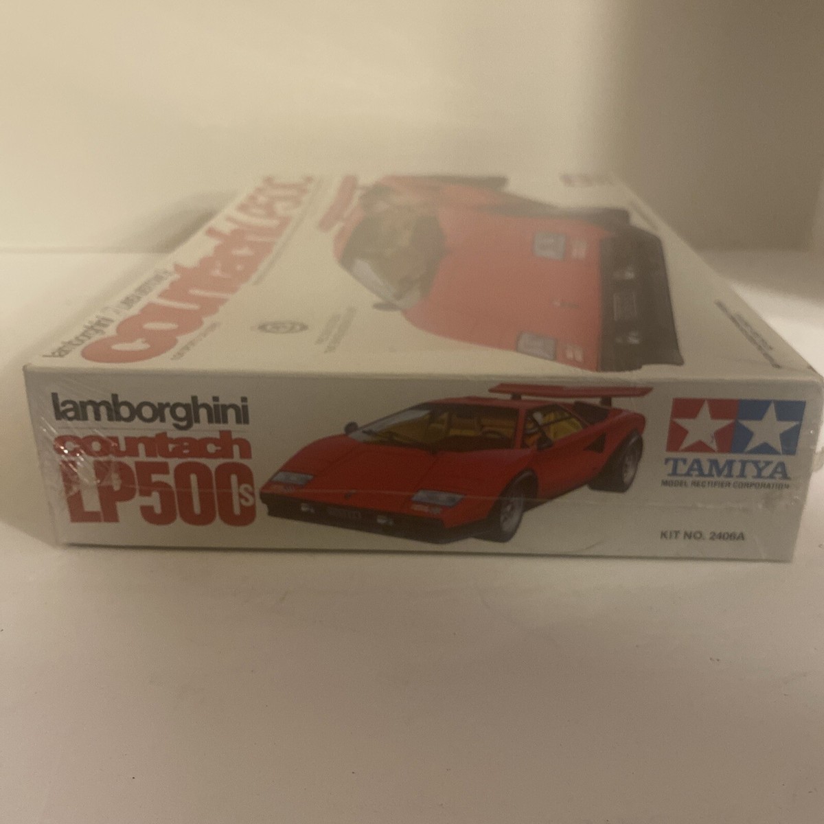 自動車 Tamiya 1/24 Lamborghini Countach Tamiya 1/24 Lamborghini Countach LP500S Model Kit (Red w