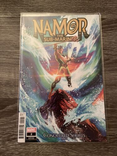 Namor The Sub-Mariner #2 NM  Conquered Shores Part 2 VARIANT Marvel Comics - Picture 1 of 6