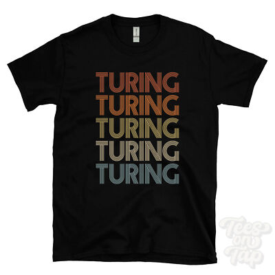 TURING REPEAT RETRO STYLE T-SHIRT Herren & Damen Neuheit cool Name Geschenk