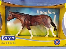 Breyer BUGABOO Dark Splash Bay; Blaze & White Legs, Roxy; 2024 TSC