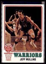 1973-74 Topps Basketball Jeff Mullins Golden State Warriors #75 