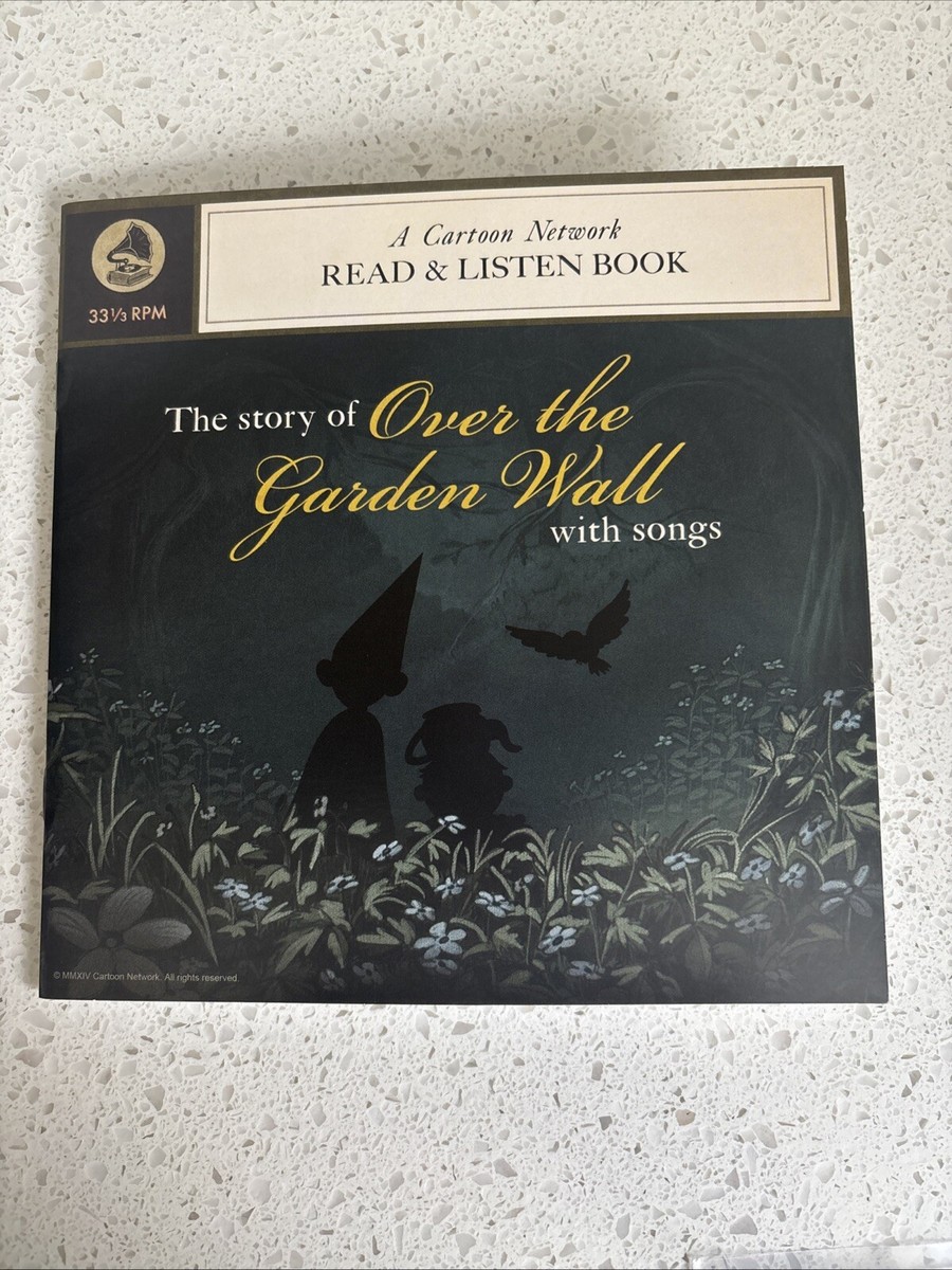 Over The Garden Wall Read and Listen Book With 7” Vinyl New