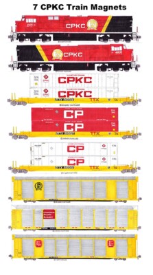 CPKC TTX Intermodal and Auto Rack Train 8 magnets Andy Fletcher | eBay