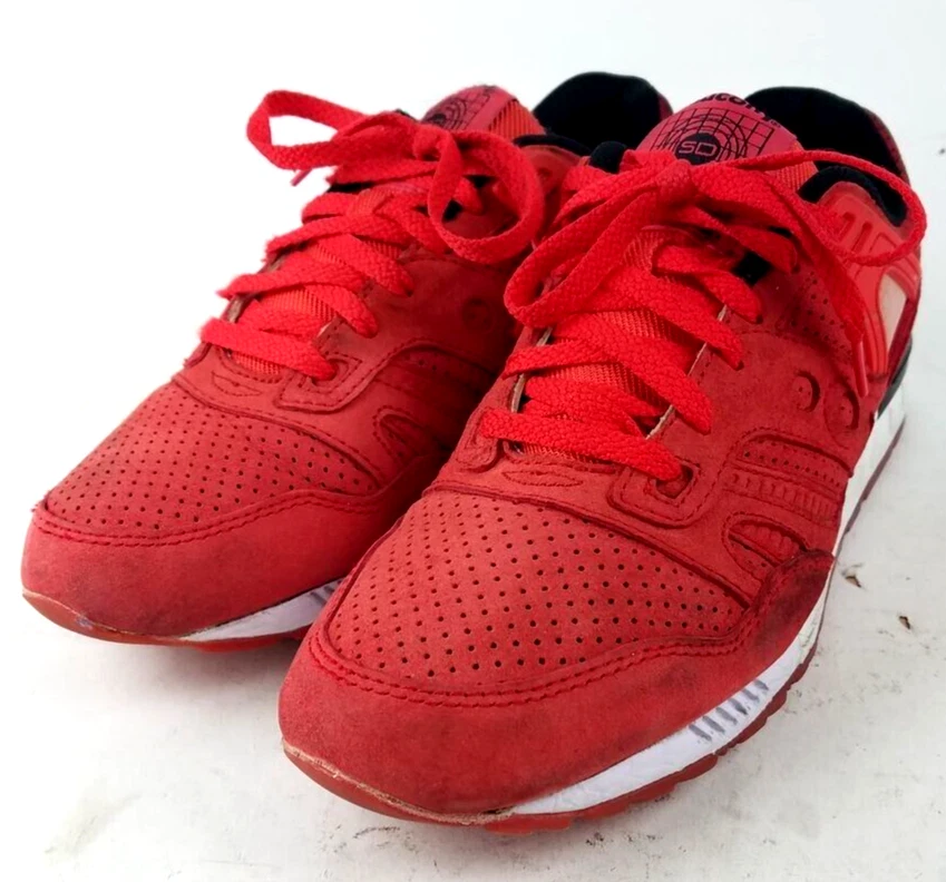 US sz 10 Saucony Mens Grid SD Sneaker Red S70198 1 Running Low Top No Chill Pack
