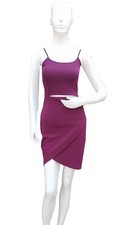 Size Small Sleeveless Fit & Flare Dress wine