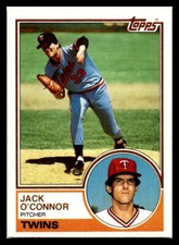 1983 Topps #33 Jack O'Connor NRMT / MT