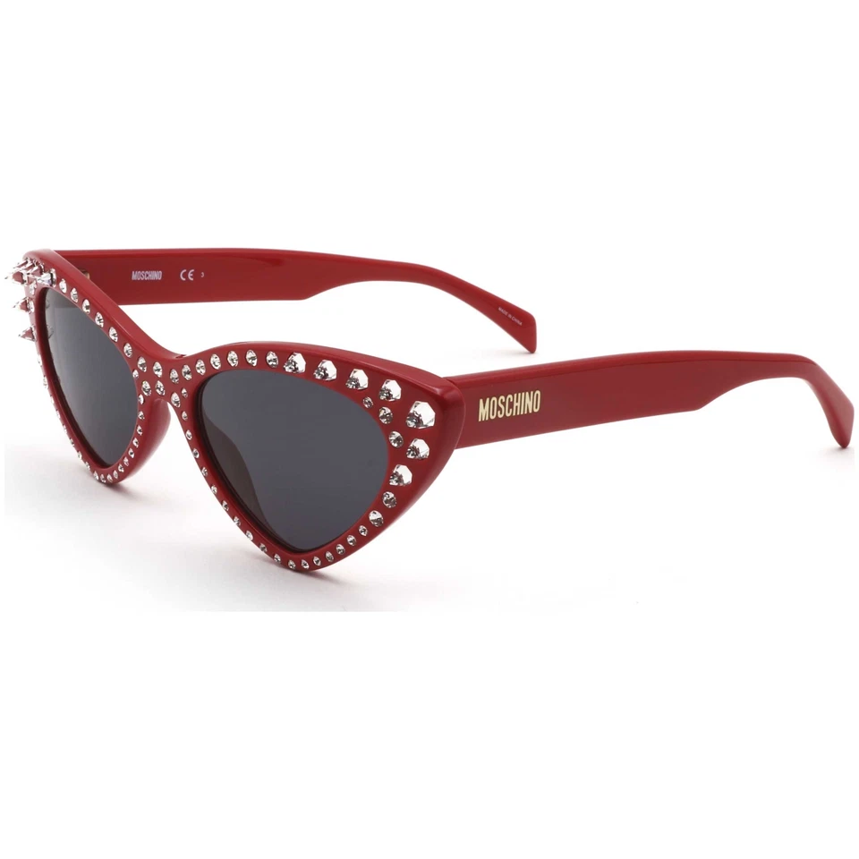 Очки солнцезащитные женские Moschino 52 мм красные MOS006-S-STR-C9A-52