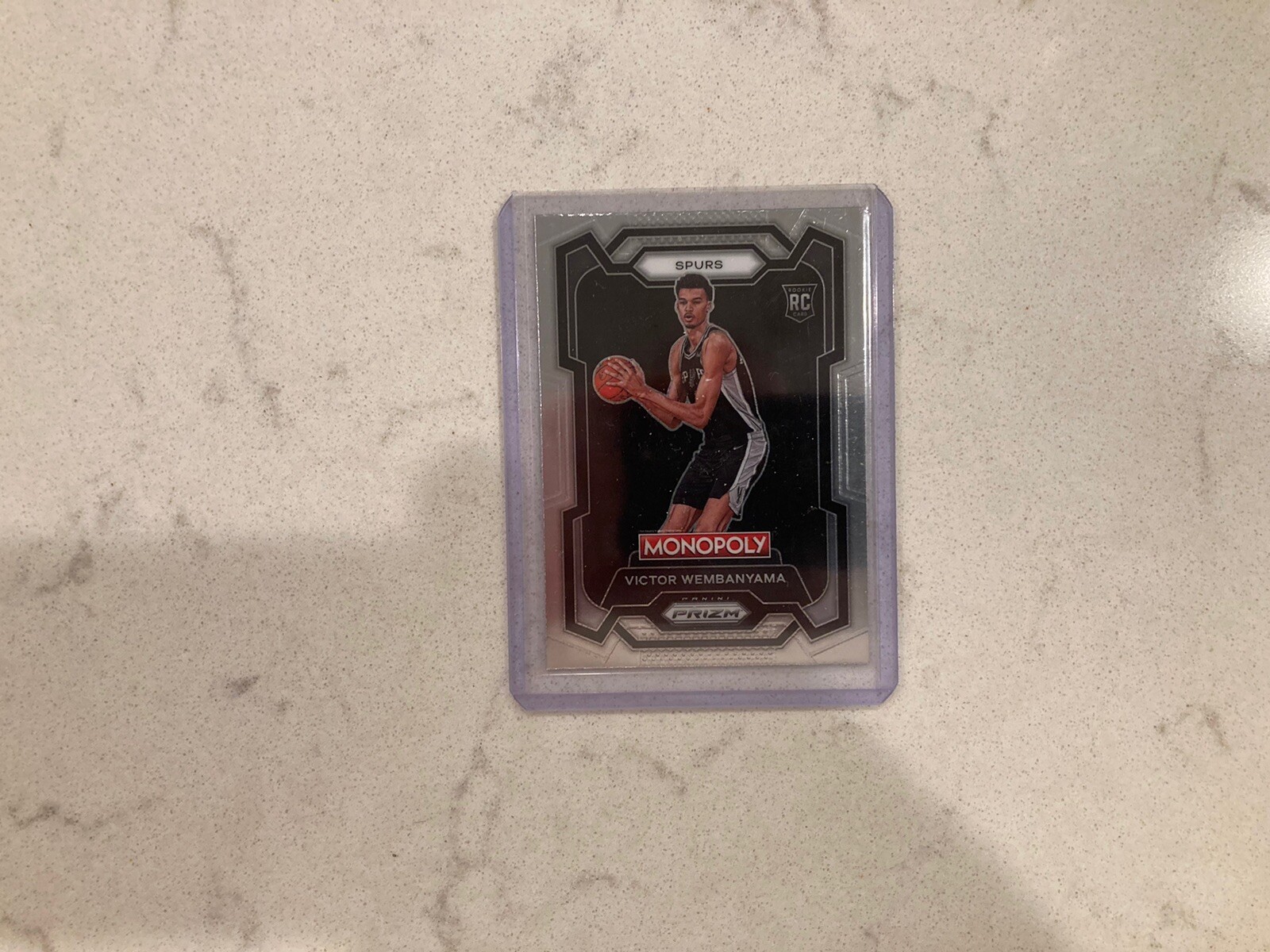 San Antonio Spurs NBA 2023-24 Panini Prizm #136 Victor Wembanyama Rookie Card