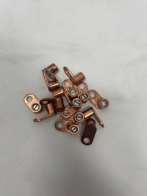 Burndy KA4C, Copper Terminal, 14 AWG (Sol)-4 AWG (Str), Lot of 15 - New