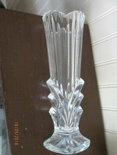 HEART SHAPE vase CLEAR GLASS
