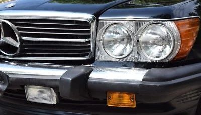 Mercedes R107 Umrüst Scheinwerfer komplettes Set - US auf EU Umbau - SL SLC W107 - Bild 1 von 3
