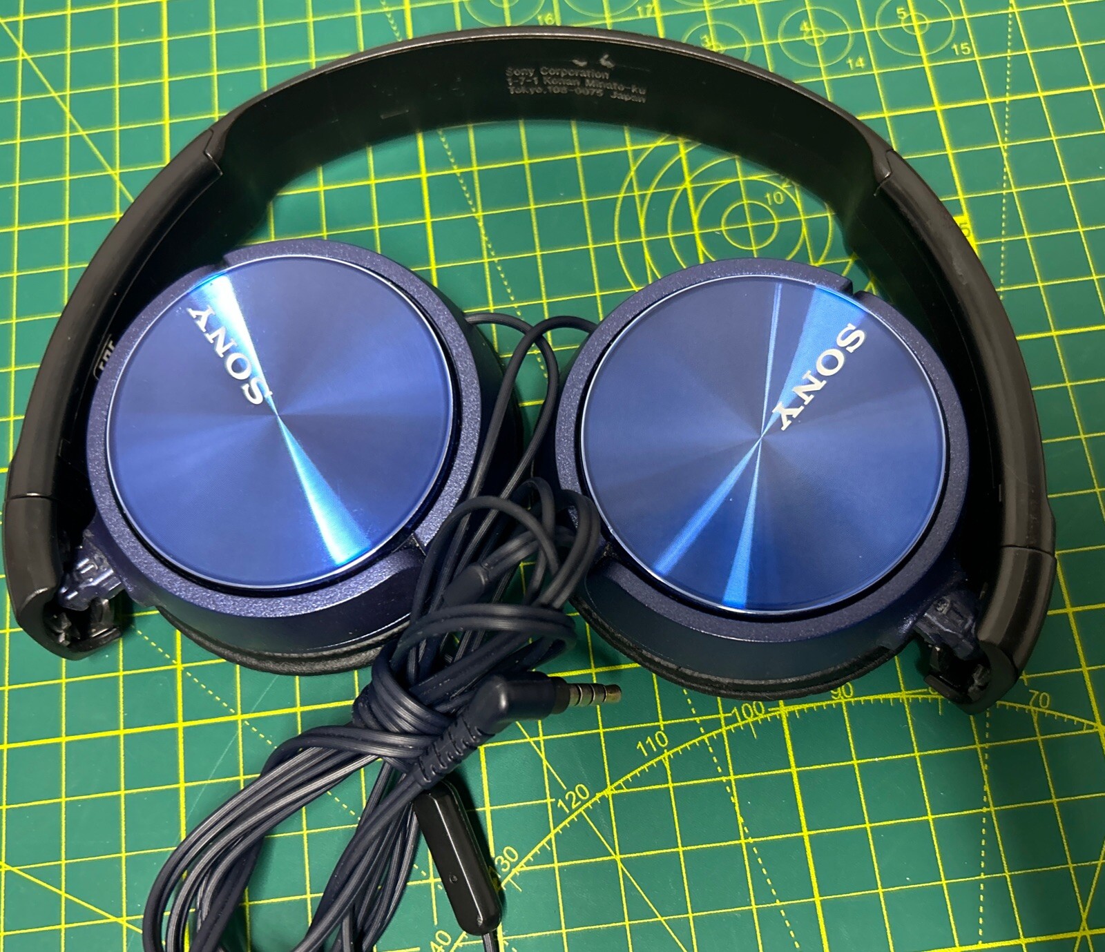 FAULTY Sony ZX310 OnEar Headphones Blue (One Side No Sound) Spares