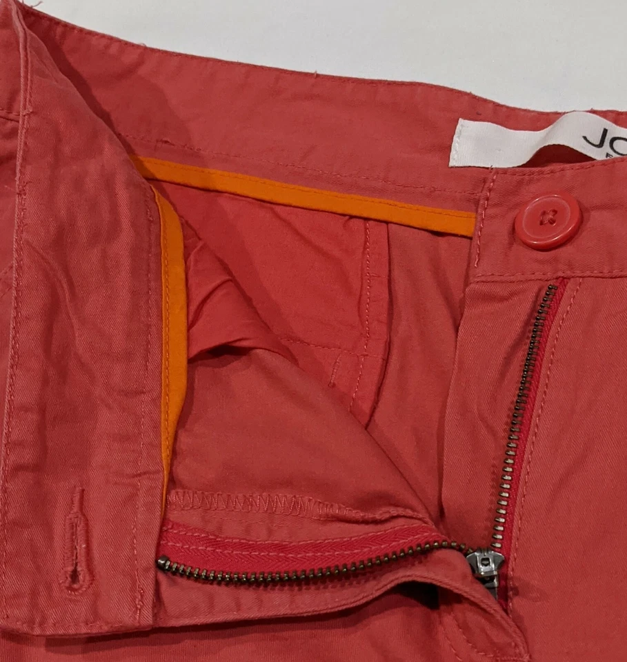 Bermuda chino laranja feminina Joe Fresh tamanho 12 - Imagem 3 de 4