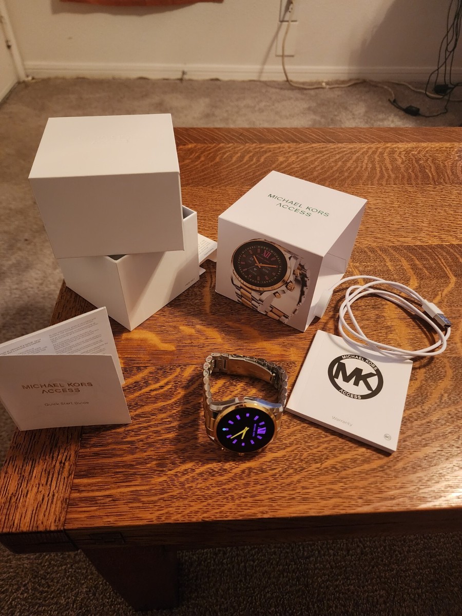 Michael Kors Gen 6 Bradshaw 44mm Rose Gold Glitz Stainless Michael Kors Gen 6 Bradshaw 44mm Rose Gold Glitz Stainless