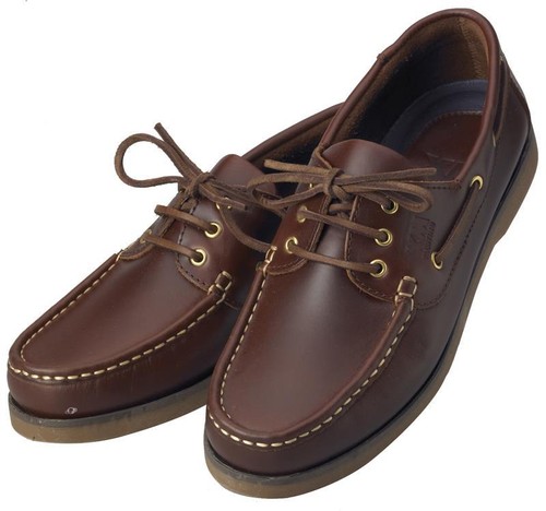 SCARPE UOMO CREW MARRONE XM PLASTIMO BARCA VELA