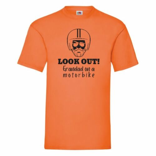 Look Out Grandad On A Motorbike T-Shirt Small-2XL - Picture 26 of 28