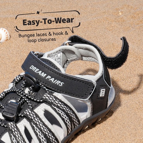 Boys Girls Toddler/Little/Big Kid Outdoor Summer Lightweight Quick-dry Sandals - Picture 9 of 55