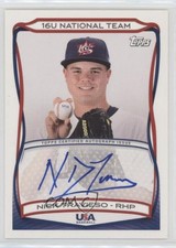 2010 Topps USA Baseball Team Auto Nick Travieso #A-TBD Auto 0q3