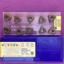 10pc  SUMITOMO  WNMG 080404N-EX   WNMG 431EEX Carbide Inserts AC510U🎯Machinist