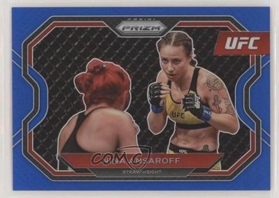 2021 Panini Prizm UFC Blue Prizm 156/199 Nina Ansaroff #135 0g27