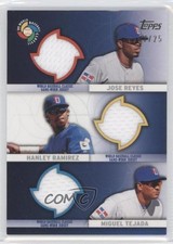 2009 Update WBC Stitches Triple 7/25 Jose Reyes Hanley Ramirez Miguel Tejada 1f0
