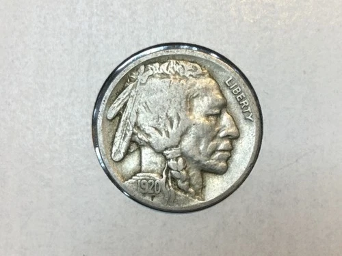 1920-D Buffalo Nickel .05. Strong Very Fine.