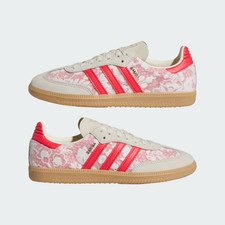 adidas Samba OG Womens Sneaker Liberty London Better Scarlet, 6.5
