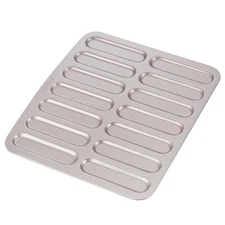 CHEFMADE Eclair Cake Pan, 14-Cavity Non-Stick Mini Eclair Cookie Biscuits Bakewa