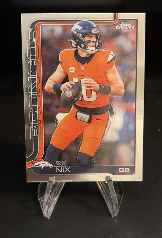 2025 Topps Chrome - Bo Nix #88 Denver Broncos