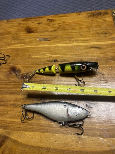 Rapala Rappala muskelunch Lot 2 Hard Plastic Freshwater Popper Minnow