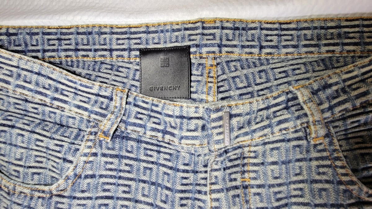 Givenchy 4G Monogram Denim Jeans Size 36 | eBay