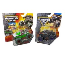 Monster Jam Diecast Truck Smash Bash Zombie Wild Side Lot of 2 Collectable NEW