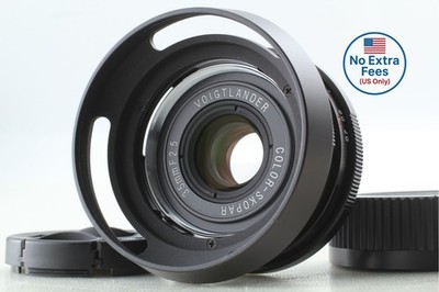 [ UNUSED / Hood ] Voigtlander Color Skopar 35mm F2.5 P II VM Lens From JAPAN