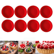 Pie Dishes for The Oven Silicone Mini Tart Pans Pie Tins Dish for Baking 4 Inch