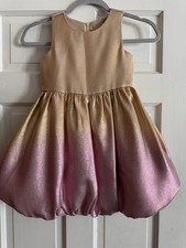 Rare Editions Ombre Fit  Flare Size 6 Party Dress Metallic NWOT Girls fancy