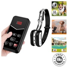 Advanced Wireless Dog Boundary System with Remote Training Collar - Rated