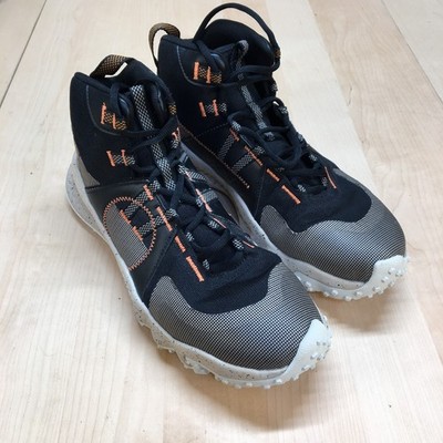 Under Armour Charged Maven Trek Trail Mid Shoes Mens 11.5 Gray/Black/Orange
