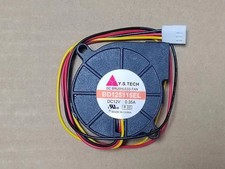 Y.S.TECH BD125115EL DC 12V 0.35A 5015 3-wire large air volume blower cooling fan