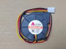 Y.S.TECH BD125115EL DC 12V 0.35A 5015 3-wire large air volume blower cooling fan