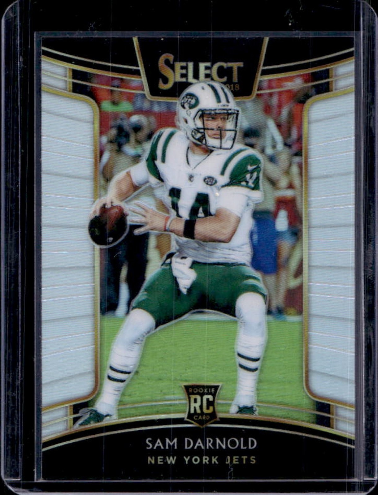 2018 Select Sam Darnold RC Silver Prizm Rookie Concourse #18 Jets