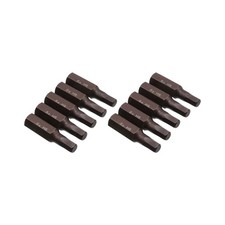 H5/5mm Hex Bit Set Screwdriver Bits Set 5/16 Inch Hex Shank 1-1/4" Length Imp...