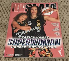 DEARICA HAMBY SIGNED SLAM MAGAZINE WNBA BASKETBALL AUTOGRAPH LAS VEGAS ACES