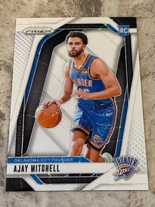 2024-25 Panini Prizm - Ajay Mitchell #226 White Lazer Prizm /275 (RC)