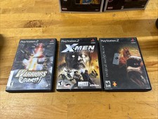 Lot Of 3 PlayStation 2 Video Games - Warriors Orochi - X-men Legends - Twisted